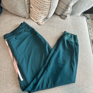 High Waisted Zamora Jogger Scrub Pants™ Caribbean Blue XL